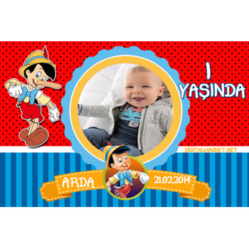 Pinokyo Temalı Magnet