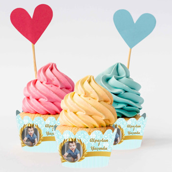 Prens Temalı Cupcake Sargısı