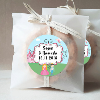 Prens ve Prenses Temalı Sticker