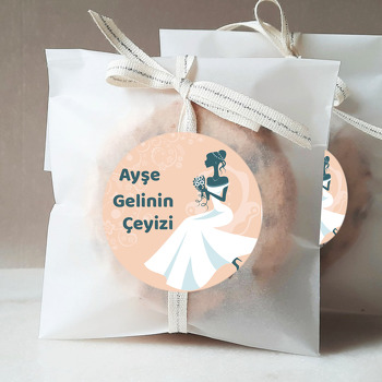 Prenses Gelin Temalı Sticker