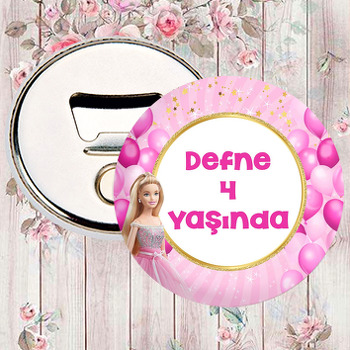 Prenses ile Pembe Balonlar Temalı Magnet Açacak