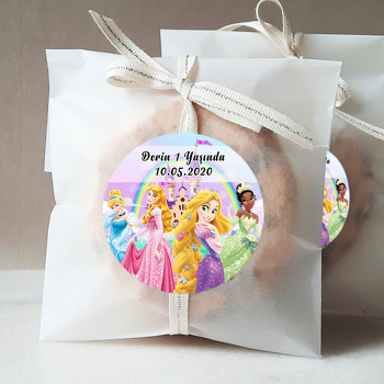 Prensesler Temalı Sticker