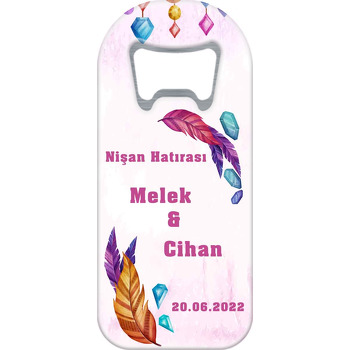 Renkli Kristal ile Tüy Temalı Uzun Magnet Açacak