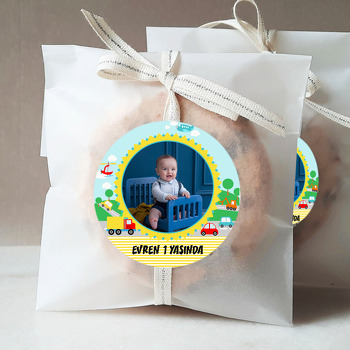 Renkli Taşıtlar Temalı Sticker
