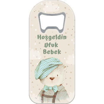 Retro Ayıcık Temalı Uzun Magnet Açacak