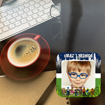 Roblox Temalı Bardak Altlığı