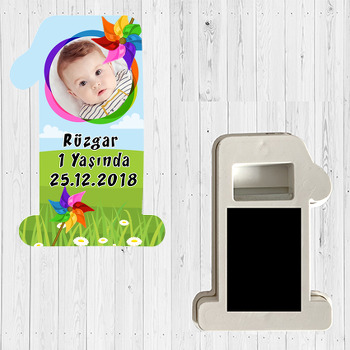 Rüzgar Gülü Temalı Doğum Günü Magnet Açacak