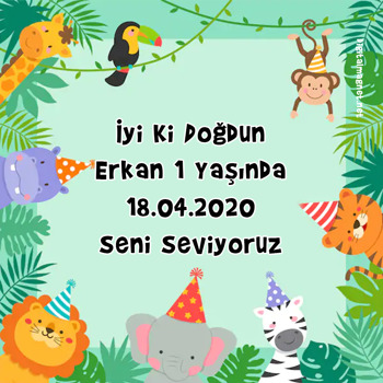 Safari 2 Kare Parti Afiş