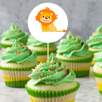 Safari Aslan Temalı Kürdan Süs 