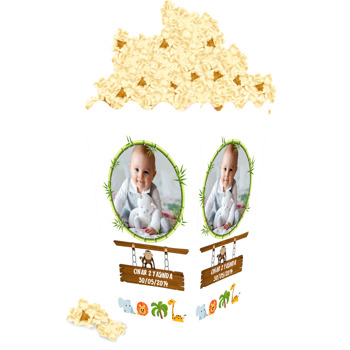 Safari Temalı Popcorn Kutusu