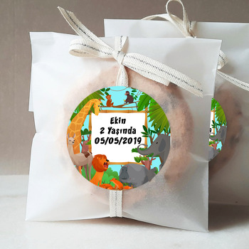 Safari Temalı Sticker