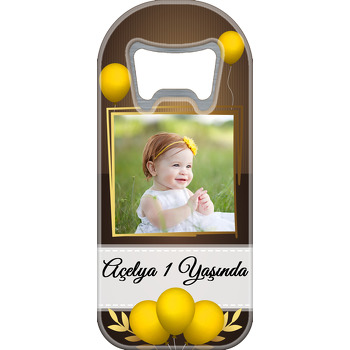 Sarı Balonlar ile Gold Defne Temalı Uzun Magnet Açacak