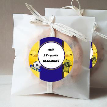 Sarı Kanarya Temalı Taraftar Sticker