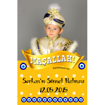 Sarı Kurdela Temalı Sünnet Magneti