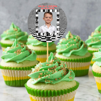 Satranç Temalı Resimli Kürdan Süs