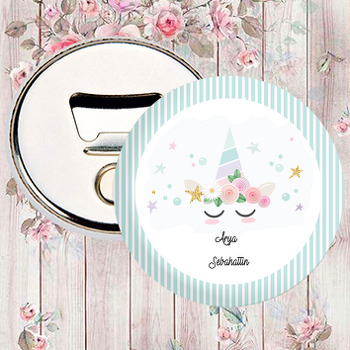 Şeker Unicorn Temalı Magnet Açacak