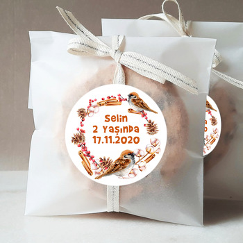 Serçe Temalı Sticker