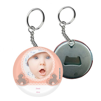 Sevimli At Temalı Hoşgeldin Bebek Arkası Açacak Anahtarlık