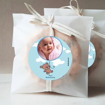 Sevimli Ayı Temalı Hoşgeldin Bebek Sticker