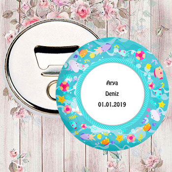 Sevimli Balıklar Temalı Magnet Açacak