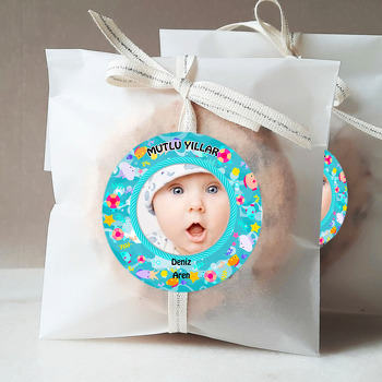 Sevimli Balıklar Temalı Resimli Sticker