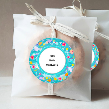 Sevimli Balıklar Temalı Sticker