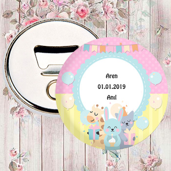 Sevimli Balonlar ve Hayvanlar Temalı Magnet Açacak