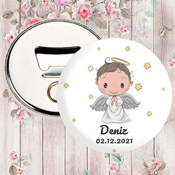 Sevimli Bebek Melek Temalı Magnet Açacak