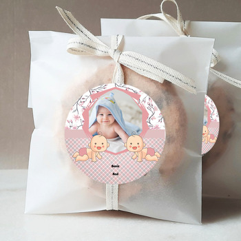 Sevimli Bebekler Temalı Hoşgeldin Bebek Sticker