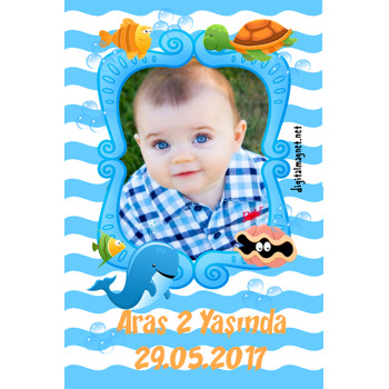 Sevimli Deniz Canlıları Temalı Magnet