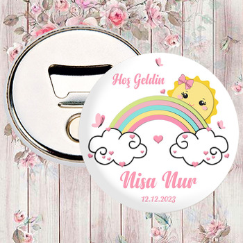 Sevimli Güneş ile Gökkuşağı Temalı Magnet Açacak