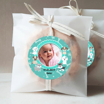 Sevimli Hayvanlar Temalı Resimli Sticker