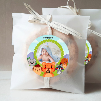 Sevimli Hayvanlar Temalı Resimli Sticker