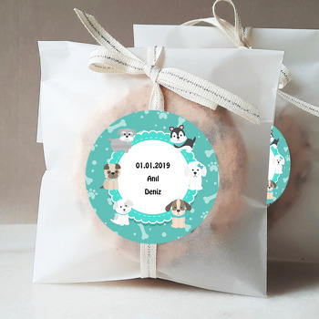 Sevimli Hayvanlar Temalı Sticker