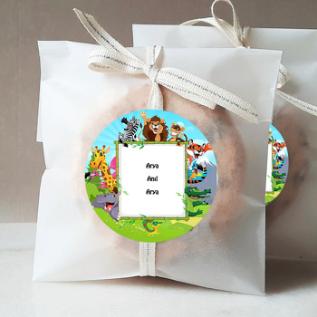 Sevimli Hayvanlar Temalı Sticker