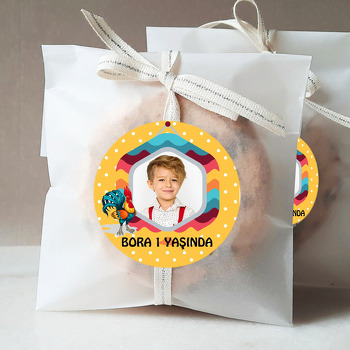 Sevimli Horoz Temalı Sticker