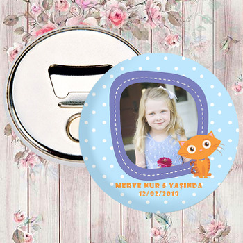 Sevimli Kedi Temalı Magnet Açacak