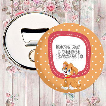 Sevimli Köpek Temalı Magnet Açacak