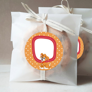 Sevimli Köpek Temalı Sticker