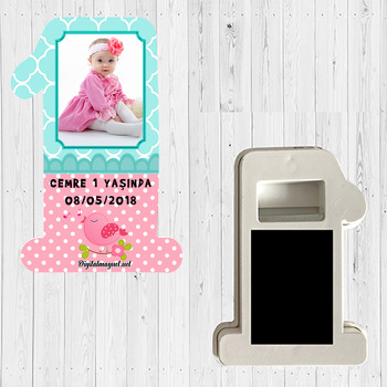 Sevimli Kuşlar Temalı Doğum Günü Magnet Açacak
