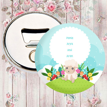 Sevimli Kuzucuk Temalı Magnet Açacak