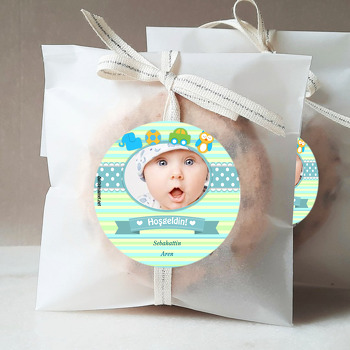 Sevimli Oyuncaklar Temalı Hoşgeldin Bebek Sticker