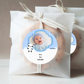 Sevimli Panda Bebek Sticker