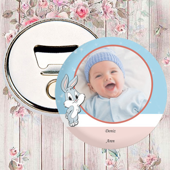 Sevimli Tavşan Temalı Magnet Açacak