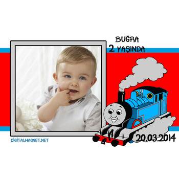 Sevimli Tren Temalı Magnet