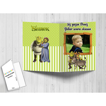 Shrek Temalı Anı Kartı