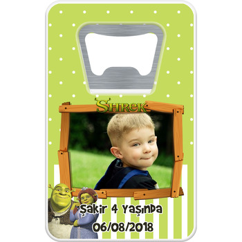 Shrek Temalı Dikdörtgen Magnet Açacak