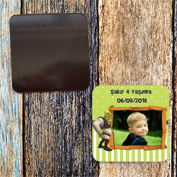 Shrek Temalı Kare Magnet