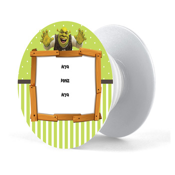 Shrek Temalı Pop Socket Telefon Tutucu