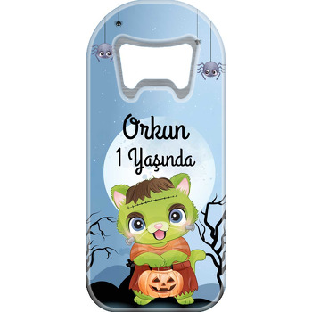 Şirin Halloween Frankeinstein Temalı Uzun Magnet Açacak